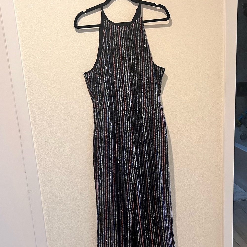 NEW Maeve for Anthropologie Sparkly Jumpsuit